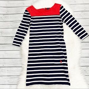 U.S Polo Assn. navy striped dress size medium